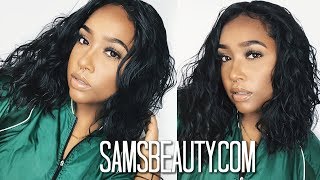 Synthetic Lace Wig Looking Like Virgin Body Wave Hair! | Only $22 | Samsbeauty.Com
