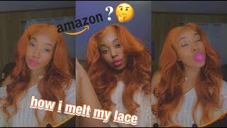 How To Melt Your Lace | Amazon Wig Review