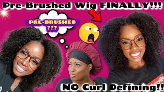 Game Changer! First Pre-Brushed Curly Wig I'Ve Ever Had! No Curl Defining Finally! | Mary K. Be