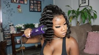 Crimped Ponytail Tutorial & The Easiest Way To Apply A 360 Wig Ft Only Rely Hair | The Tastemaker