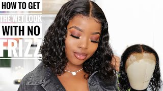 Why Your Curly Lace Wig Sucks | Tips & Tricks To Get The Wet Look Without Frizz Ft Wowafrican