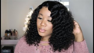 Ok Amazon Wig  I Affordable Peruvian Water Wave Lace Front Wig I Vshow Hair