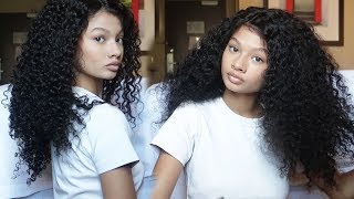 Must Have Super Realistic & Best Affordable Curly Wave Transparent Lace Wig | West Kiss Hair