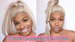 Install & 5 Styles On A Blonde Full Lace Wig| Rpghair 27% Sale