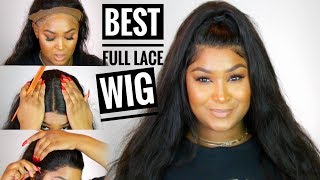 How To Slay A Full Lace Wig | Start To Finish | Very Detailed For Beginners | Yunnierose