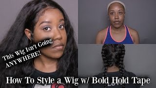 How To Style Full Lace Wig | Bold Hold Tape | Lavy Hair