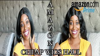 Cheap Amazon Wigs Haul! | Cheap Wigs I Found On Amazon Prime