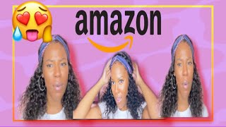 Headband Wig Tutorial Ft Xsy Amazon Hair ￼#Amazonprime #Wigs