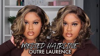 New Under $40! Outre Melted Hairline Laurence Dr4/Frosted Honey Blonde