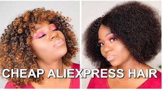 Testing Cheap Aliexpress Wigs/ Must Have Synthetic Wigs