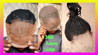 How To Make A 360 Lace Wig Cap.Easy And Quick {For Braided Wigs}