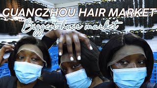 Guangzhou Hair Market|| I Went To The Biggest Hair Market  (Human Hair Wigs Vendors )