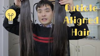 Cuticle Aligned Hair, Unprocessed Single Donor Virgin Raw Hair Vendor
