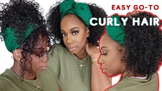  Curly Human Hair Wig For $25! Affordable Easy Go To Style Curly Wig Beauty Forever Hair