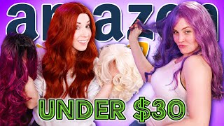 We Try Affordable Wigs From Amazon - Under $30 Wig Haul!