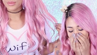How To: Pastel Pink Bubblegum Hair | Wowafrican Lace Wig