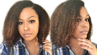 Coily 3C-4A Wig! | Whole Bleached Knots & Pre Plucked Hairline |  Hergivenhair | Vday Sale!