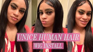 Unice Human Hair | Lace Wig Install | Boujeebabee