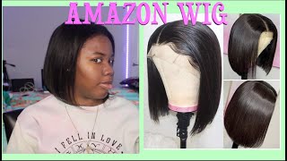 Trying Amazon Wigs- First Impression- Itoday Human Hair Bob
