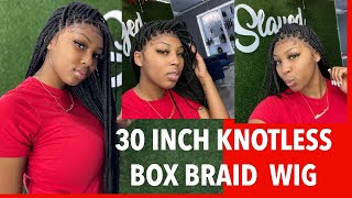 30 Inch Knotless Braid Wig From Kalysswigs