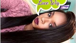 Trying On A Full Lace Wig| Irresistible Hair Extensions