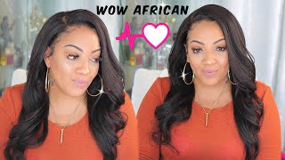 I'M Shocked They Even Asked┃Wowafrican 360 Lace Wig Italian Yaki┃Full Demo #Melt Your Lace Wig