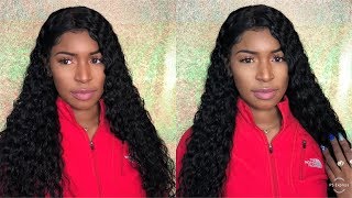 Premium Lace Wig Update! | The Best Affordable 13X6 Curly Water Wave Lace Front Wig Install