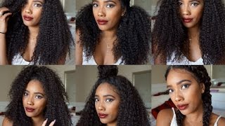 Different Ways To Style Your Wig Ft Rpgshow Curly Wig