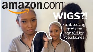 Im Actually Shook...| Amazon Wigs Review! Unboxing,Prices,Quality,Textures