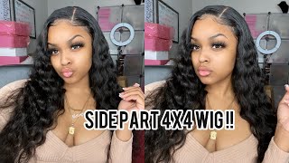 How To Make A 4X4 Middle Part Closure Into A Side Part Ft. Ishow Hair| Ari J.