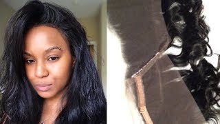 How To Make Your 360 Lace Frontal Smaller! (No Sewing Machine)
