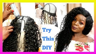 Can'T Afford A Lace Wig?Try This.No Ventilation No Sewing No Closure No Lace