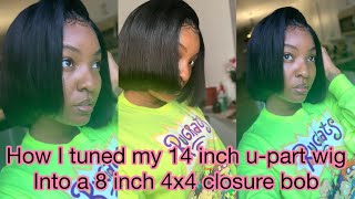 How To Make A U-Part Wig A 4X4 Closure Wig Feat Canary Fly Hair