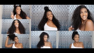 Affordable Curly Wig | 7 Styles You Can Do With Frontals Ft West Kiss Hair