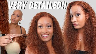 You Need This Ginger Wig In Spring & Summer! How To Install A Wig For Beginners| Beauty Forever Hair