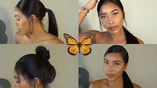 Slaying Ponytails With Full Lace Wigs Using Got 2B Glued