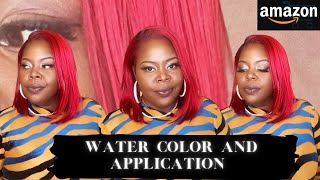 One Of The Best Affordable Wigs On Amazon L Water Coloring And Applying A 613 Lace Wig | 2022!