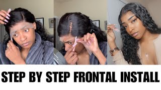 Very Detailed Frontal Wig Install From Start To Finish | Beginner Friendly | Isee Hair