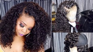 How To Make A Lace Frontal Curly Wig Ft  Alipearl Hair