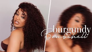 Date Night Hair Look| Curly Hair Install, T-Part Wig! Ft. Incolor Wig
