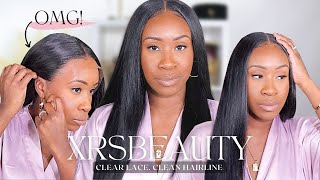 Flawless, Sis! No Glue No Spray | Skin Melt Clear Lace Wig - Beginner Friendly | Ft. Xrsbeautyhair