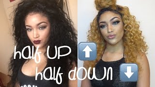 Half Up Half Down W A Full Lace Wig | Rpgshow Els133S