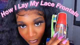 How I Lay My Wigs And Melt My Lace With Only Mousse