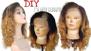 Most Realistic 7 By 4 Lace Frontal Crochet Ventilation  Using A Latch Hook