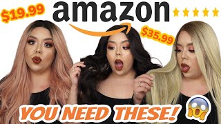 Best Amazon Cheap Front Lace Wigs! | How To Apply Wigs | Wigs For Beginners!