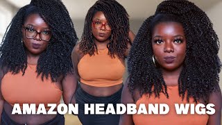 Too Lit!  Amazon Headband Wigs, Pt. 7! 4 Styles Under $35!
