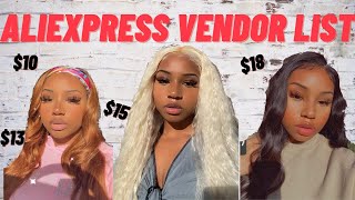 The Best Aliexpress Wig Vendors *Synthetic*