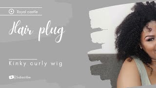 Buying Hair From Aliexpress+ Kinky Curly Wig | South African Youtuber