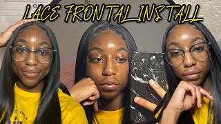 X-Tress Lace Frontal Synthetic Wig Install Process