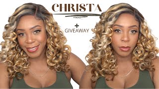 Outre Synthetic Hair Hd Lace Front Wig - Christa +Giveaway --/Wigtypes.Com